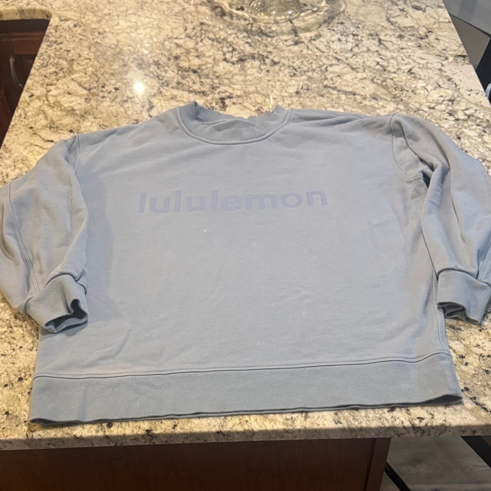 lululemon athletica  Gray Crewneck Sweatshirt